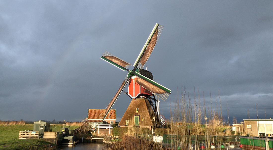 1, Molen 02493 Vlietmolen (Hoogmade), Bjorn Jannink (20-12-2019) | Database Nederlandse molens