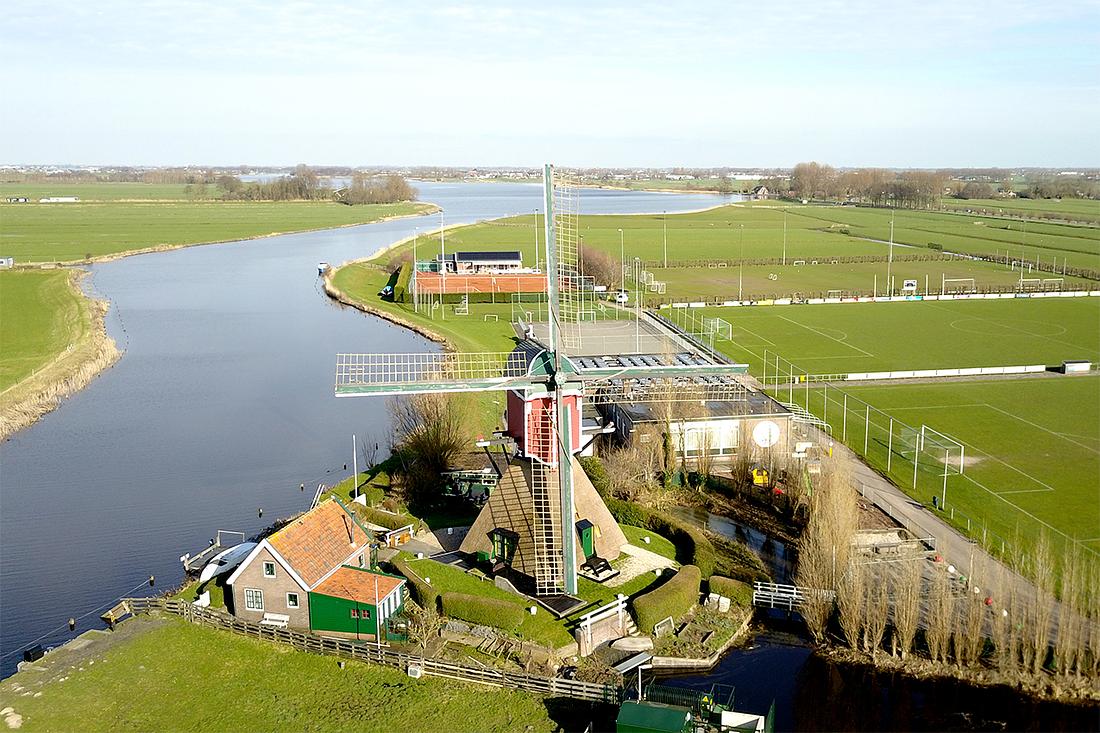 4, Molen 02493 Vlietmolen (Hoogmade), Wim Koree (10-03-2017) | Database Nederlandse molens