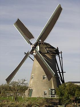3, Molen 01512 bis Nederwaard Molen No.1 (Kinderdijk), L.A. van der Meijden (27-10-2005). | Database Nederlandse molens