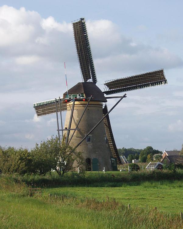 4, Molen 01512 bis Nederwaard Molen No.1 (Kinderdijk), Jeroen van Dijke (juli 2010). | Database Nederlandse molens