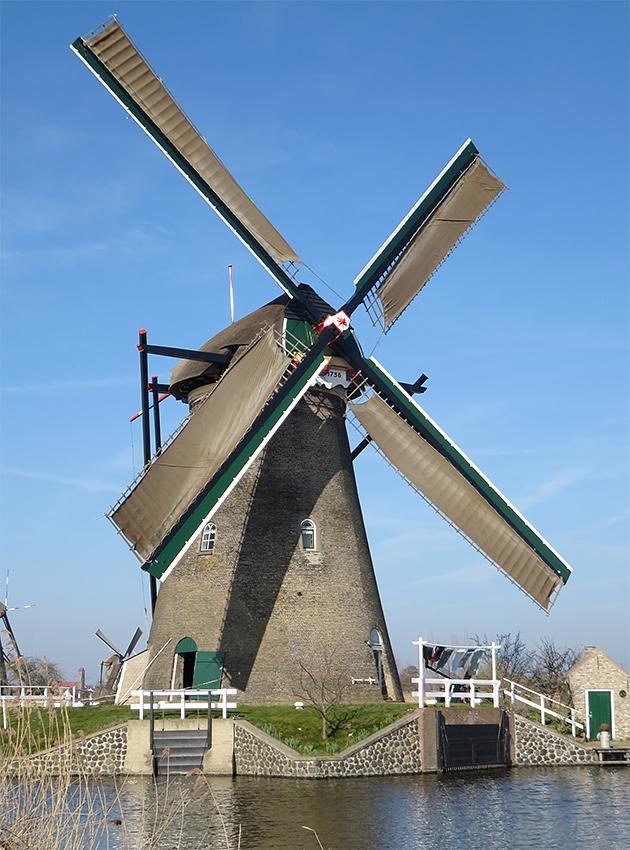 Molen 01516 bis Nederwaard Molen No.5 (Kinderdijk), William Bouter (23-2-2019) | Database Nederlandse molens