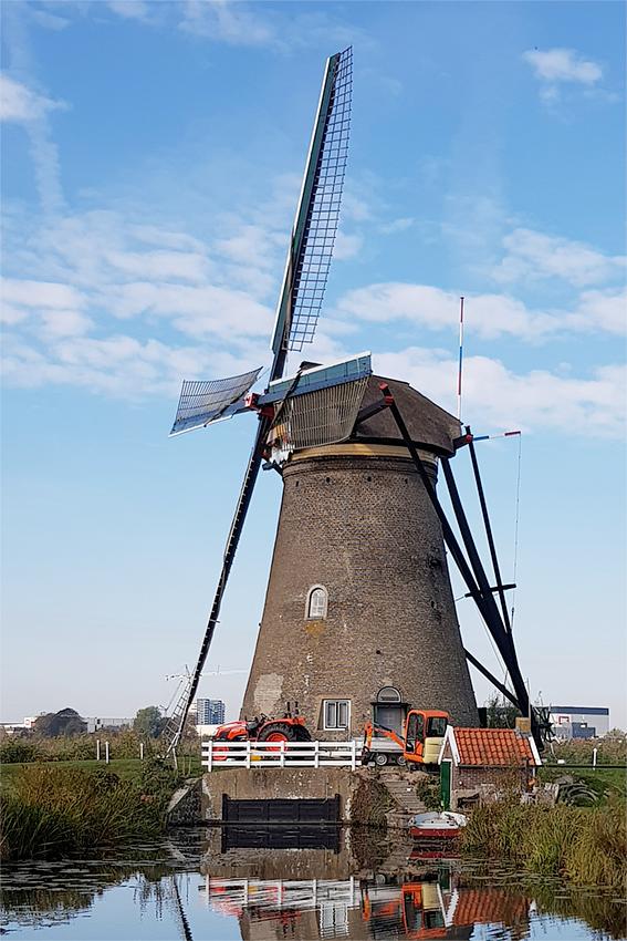 Molen 01518 bis Nederwaard Molen No.7 (Kinderdijk), Pieter Zuijkerbuijk (16-10-2018) | Database Nederlandse molens