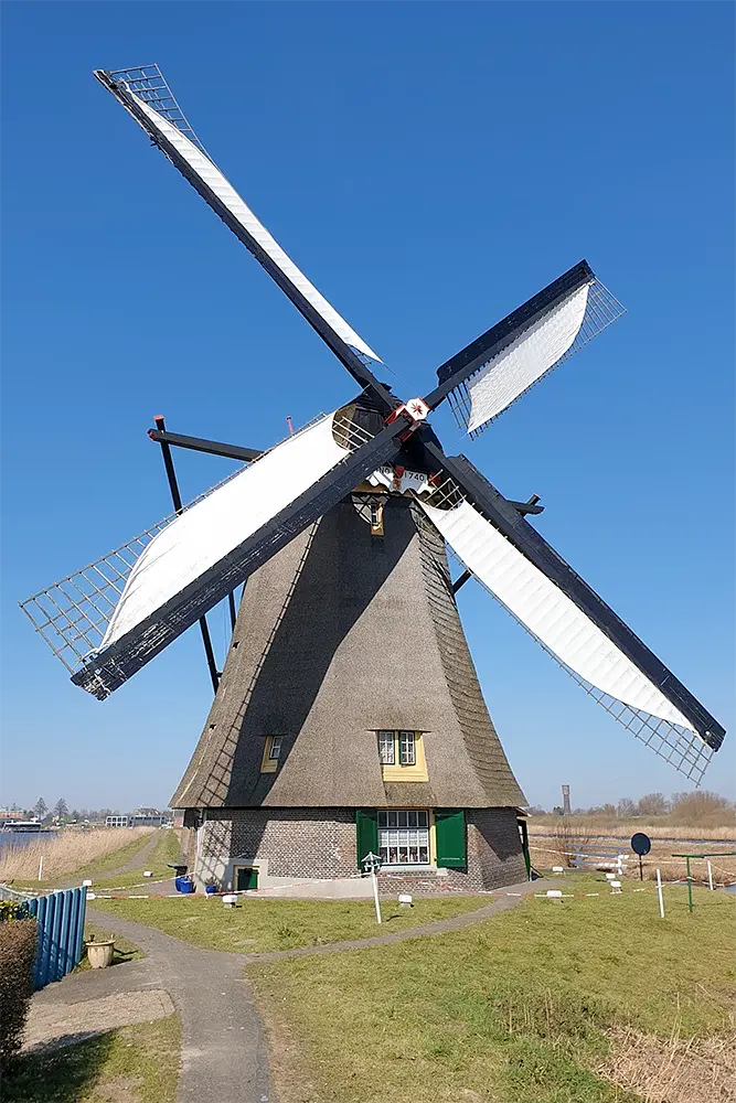 Molen 01501 Overwaard Molen No.1 (Kinderdijk), Marc Polderman (11-3-2022) | Database Nederlandse molens
