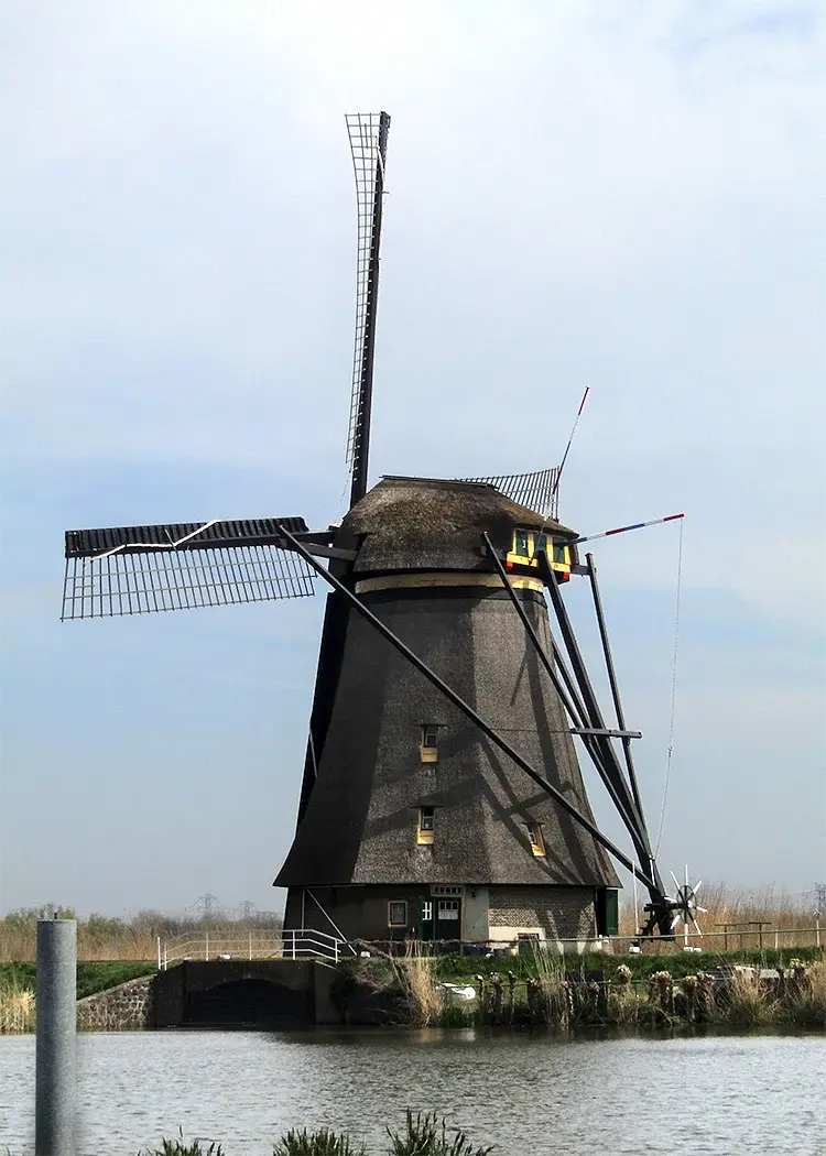 2, Molen 01501 Overwaard Molen No.1 (Kinderdijk), Jauke Schmetz (28-4-2021) | Database Nederlandse molens