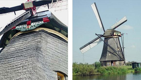 2, Molen 01505 Overwaard Molen No.5 (Kinderdijk), Joop Vendrig (13-9-2002). | Database Nederlandse molens