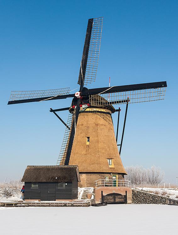 Molen 01505 Overwaard Molen No.5 (Kinderdijk), Bram van Broekhoven (4-2-2013) | Database Nederlandse molens