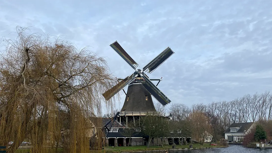 1, Molen 00991 De Herder (Leiden), Bjorn Jannink (23-12-2021) | Database Nederlandse molens