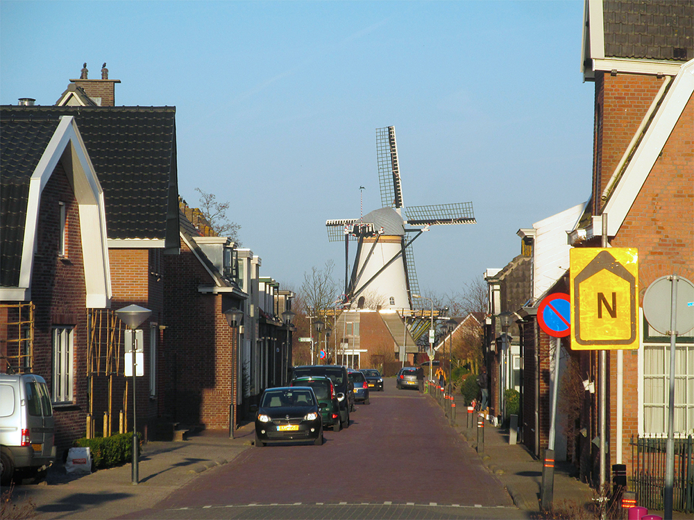 3, Molen 00938 Korenmolen De Haas (Benthuizen), Piet Glasbergen (15-3-2017) | Database Nederlandse molens