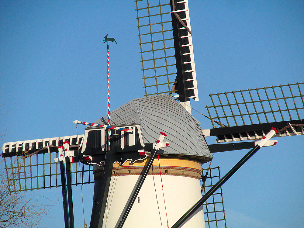 7, Molen 00938 Korenmolen De Haas (Benthuizen), Piet Glasbergen (15-3-2017) | Database Nederlandse molens