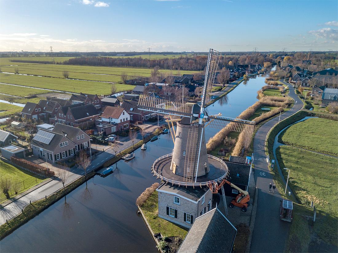 5, Molen 02562 De Vriendschap (Bleskensgraaf), Henk ten Bos (4-12-2018) | Database Nederlandse molens