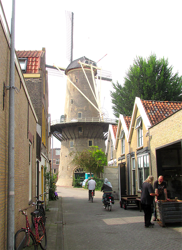 2, Molen 00918 De Roode Leeuw (Gouda), Piet Glasbergen (25-8-2017) | Database Nederlandse molens