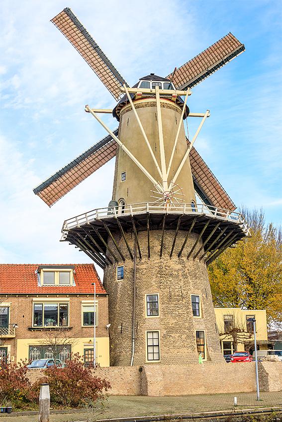4, Molen 00918 De Roode Leeuw (Gouda), Frank Hendriks (1-12-2019) | Database Nederlandse molens