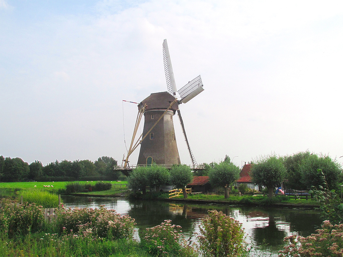 3, Molen 00101 Haastrechtse Molen / Poldermolen Beneden Haastrecht (Gouda), Piet Glasbergen (25-8-2017) | Database Nederlandse molens