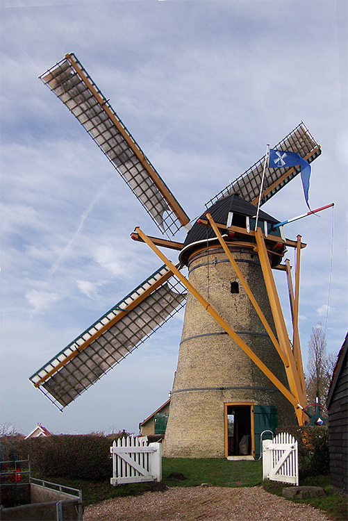 2, Molen 01908 (Naamloos) (Oostvoorne), Jorrit de Laat (24-12-2016) | Database Nederlandse molens
