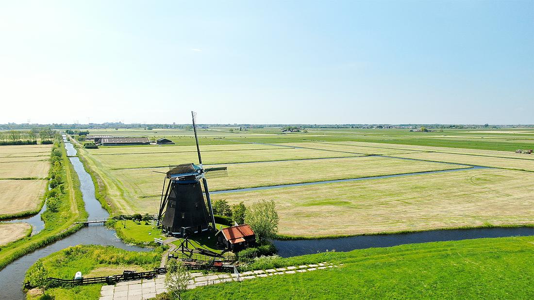 5, Molen 01813 Blauwe Molen (Rijpwetering), Wim Koree (16-5-2019) | Database Nederlandse molens