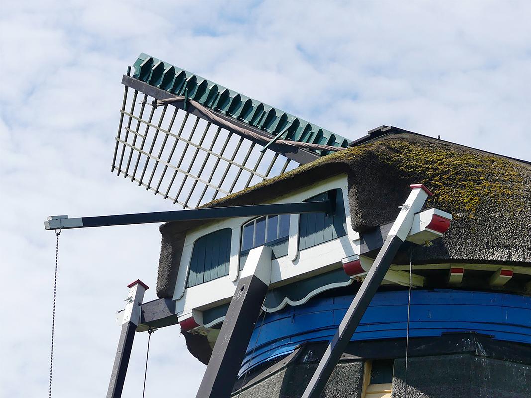 8, Molen 01813 Blauwe Molen (Rijpwetering), Piet Glasbergen (11-5-2019) | Database Nederlandse molens