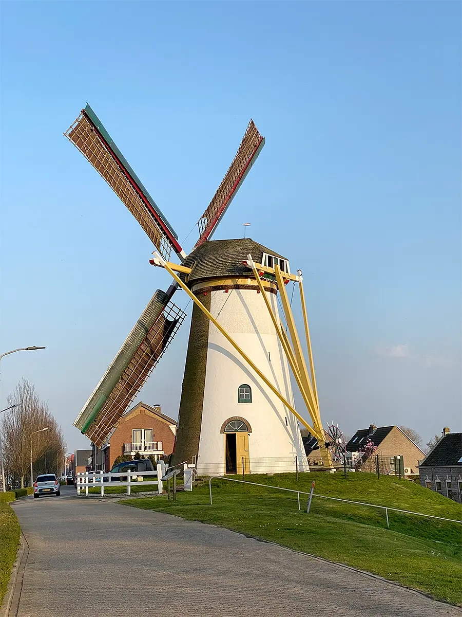 2, Molen 01895 De Korenbloem (Oude-Tonge), Tim Grootenboer (22-3-2022) | Database Nederlandse molens
