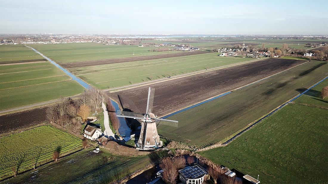 5, Molen 01003 De Geestmolen (Rijnsaterwoude), Wim Koree (20-1-2019) | Database Nederlandse molens