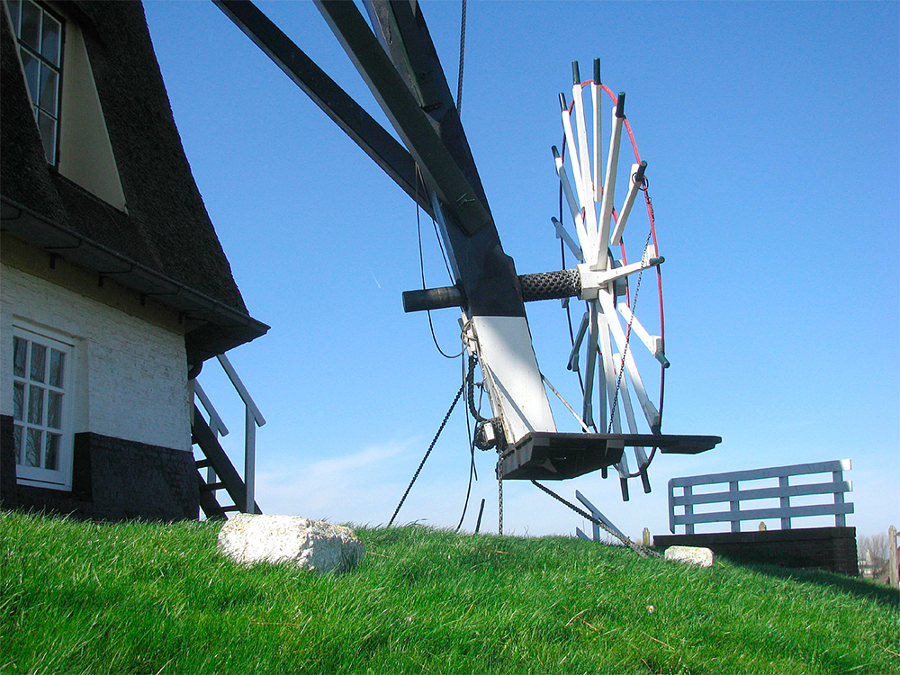 8, Molen 01003 De Geestmolen (Rijnsaterwoude), Piet Glasbergen (22-3-2017) | Database Nederlandse molens