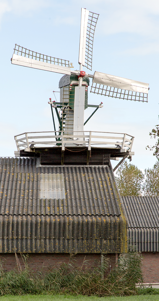 Molen 12384 Dekkermolen (Hoogmade), Frank Hendriks (29-10-2017) | Database Nederlandse molens