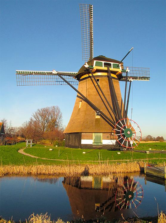 2, Molen 01004 Moppemolen (Rijpwetering), Piet Glasbergen (16-2-2016) | Database Nederlandse molens