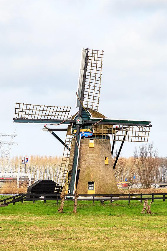 Molen 02487 Doeshofmolen (Leiderdorp), Frank Hendriks (18-2-2020) | Database Nederlandse molens