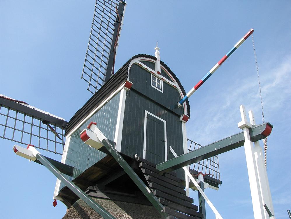 7, Molen 12360 Munnikkenmolen (Leiderdorp), Piet Glasbergen (5-8-2015) | Database Nederlandse molens