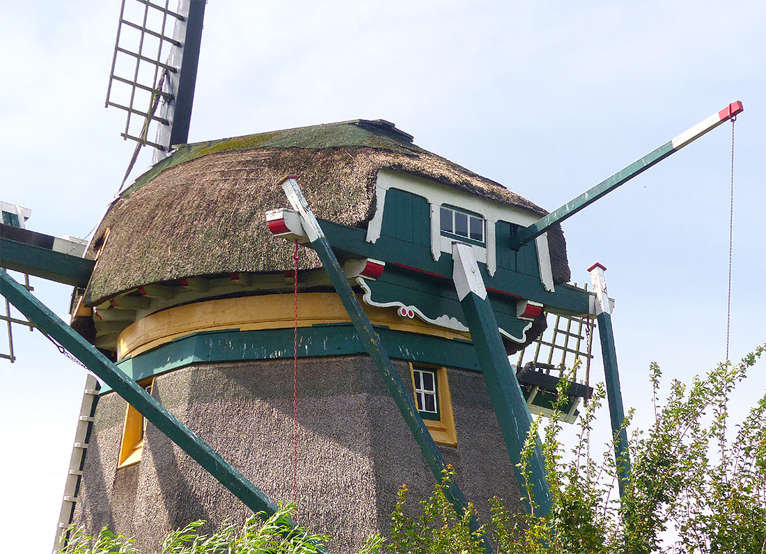 6, Molen 02485 Zijllaanmolen (Leiderdorp), Piet Glasbergen (23-8-2017) | Database Nederlandse molens