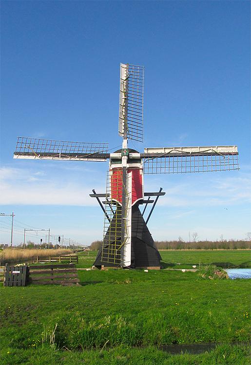 Molen 01043 Lageveensemolen (Lisse), Piet Glasbergen (21-4-2016) | Database Nederlandse molens