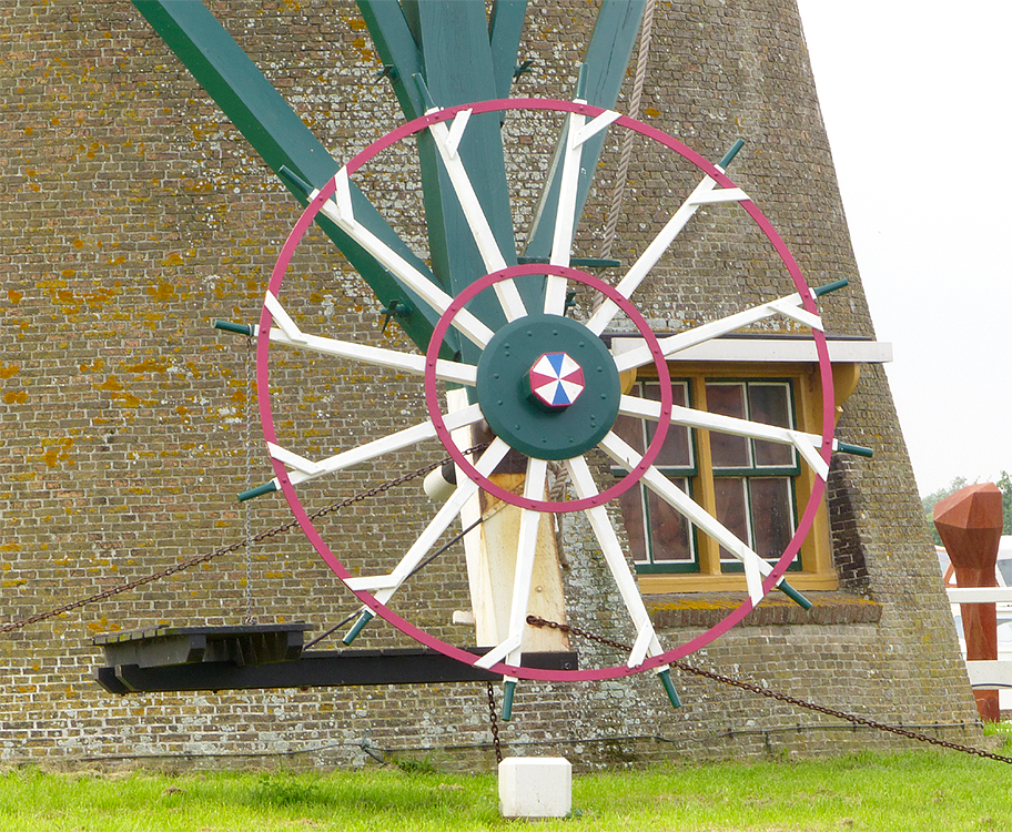 8, Molen 01788 Boterhuismolen (Warmond), Piet Glasbergen (23-8-2017) | Database Nederlandse molens