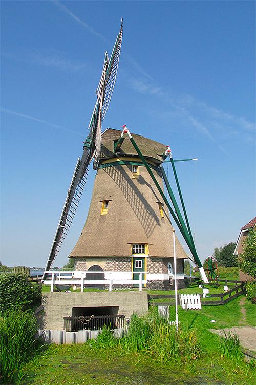 2, Molen 12198 De Broekdijk (of: De Broekdijkmolen) (Warmond), Piet Glasbergen (30-8-2016) | Database Nederlandse molens