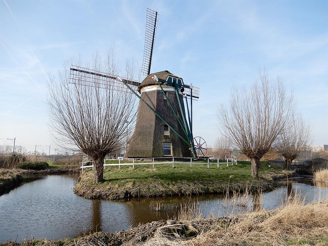 5, Molen 00064 Barremolen (Zoeterwoude), Dennis van Dijk (16-2-2019) | Database Nederlandse molens