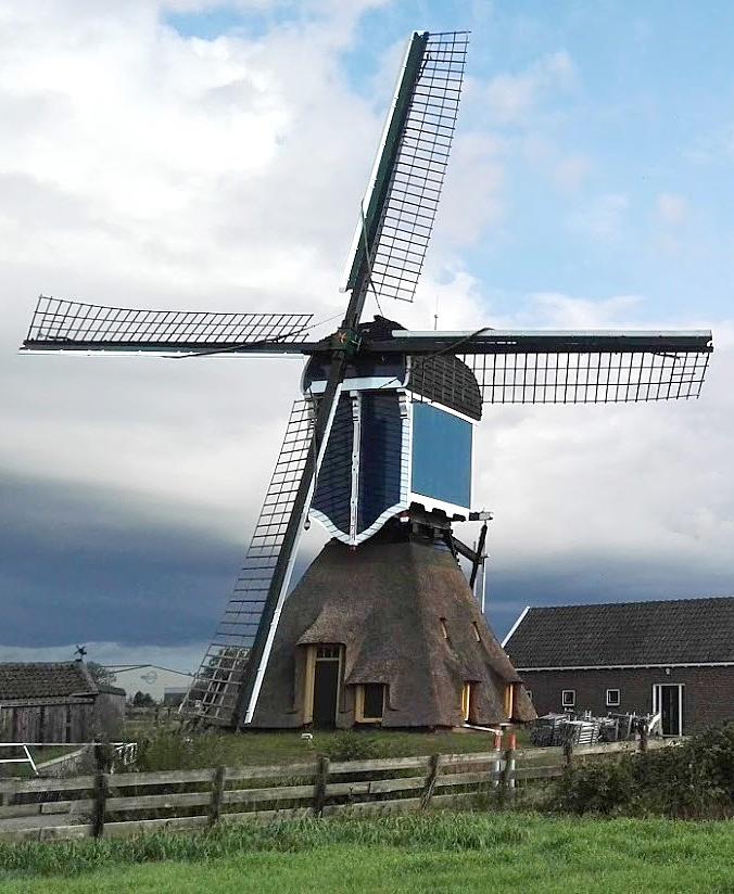 Molen 01157 Groote Molen (Zoeterwoude), Leo Middelkoop (31-8-2018) | Database Nederlandse molens