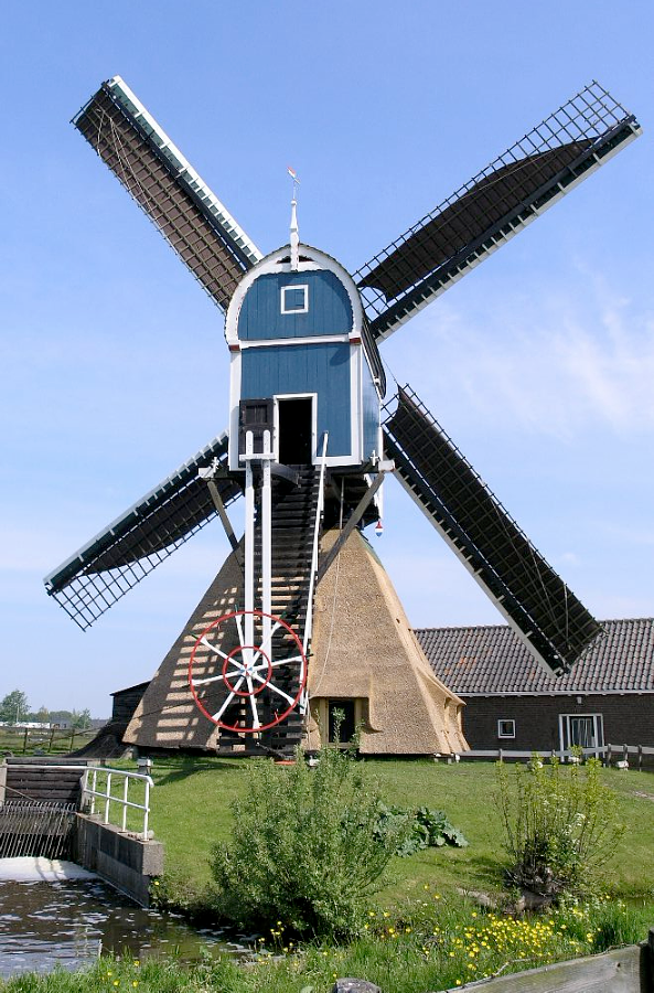2, Molen 01157 Groote Molen (Zoeterwoude), Willem Jans (14-5-2005) | Database Nederlandse molens