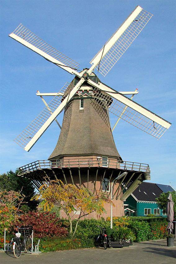 Molen 10072 Molen van Sloten (Amsterdam), Piet Glasbergen (22-10-2013) | Database Nederlandse molens