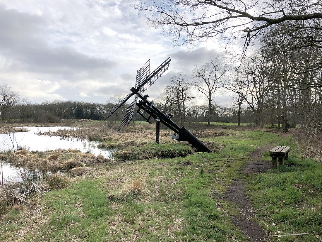Molen 10275 (Bollenveen) (Zeijen), Sander Boom (20-3-2020)De gerestaureerde tjasker is teruggeplaatst. | Database Nederlandse molens
