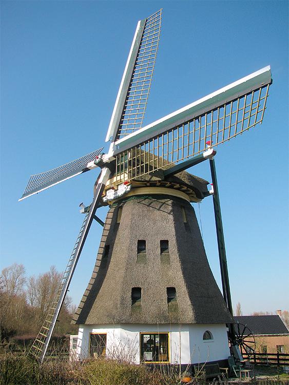 Molen 00970 De Zwarte Ruiter (Aalsmeer), Piet Glasbergen (5-5-2013) | Database Nederlandse molens