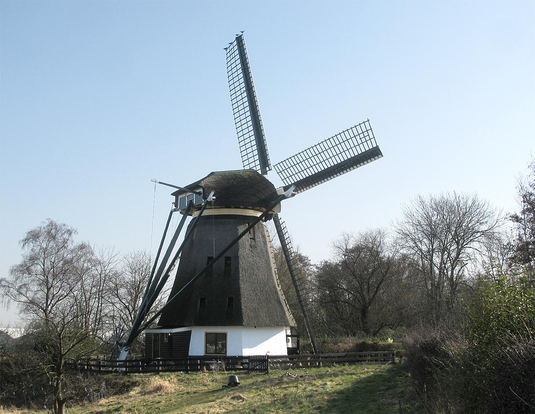 3, Molen 00970 De Zwarte Ruiter (Aalsmeer), Piet Glasbergen (5-3-2013) | Database Nederlandse molens