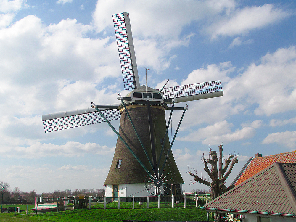 3, Molen 05152 Veendermolen (Roelofarendsveen), Piet Glasbergen (28-3-2017) | Database Nederlandse molens