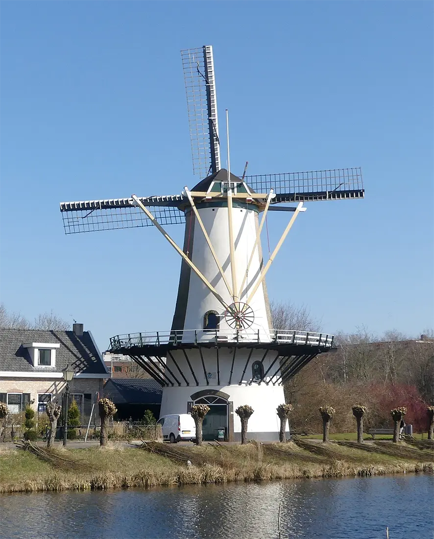 3, Molen 03611 De Zandweg (Rotterdam), Piet Glasbergen (7-3-2022) | Database Nederlandse molens
