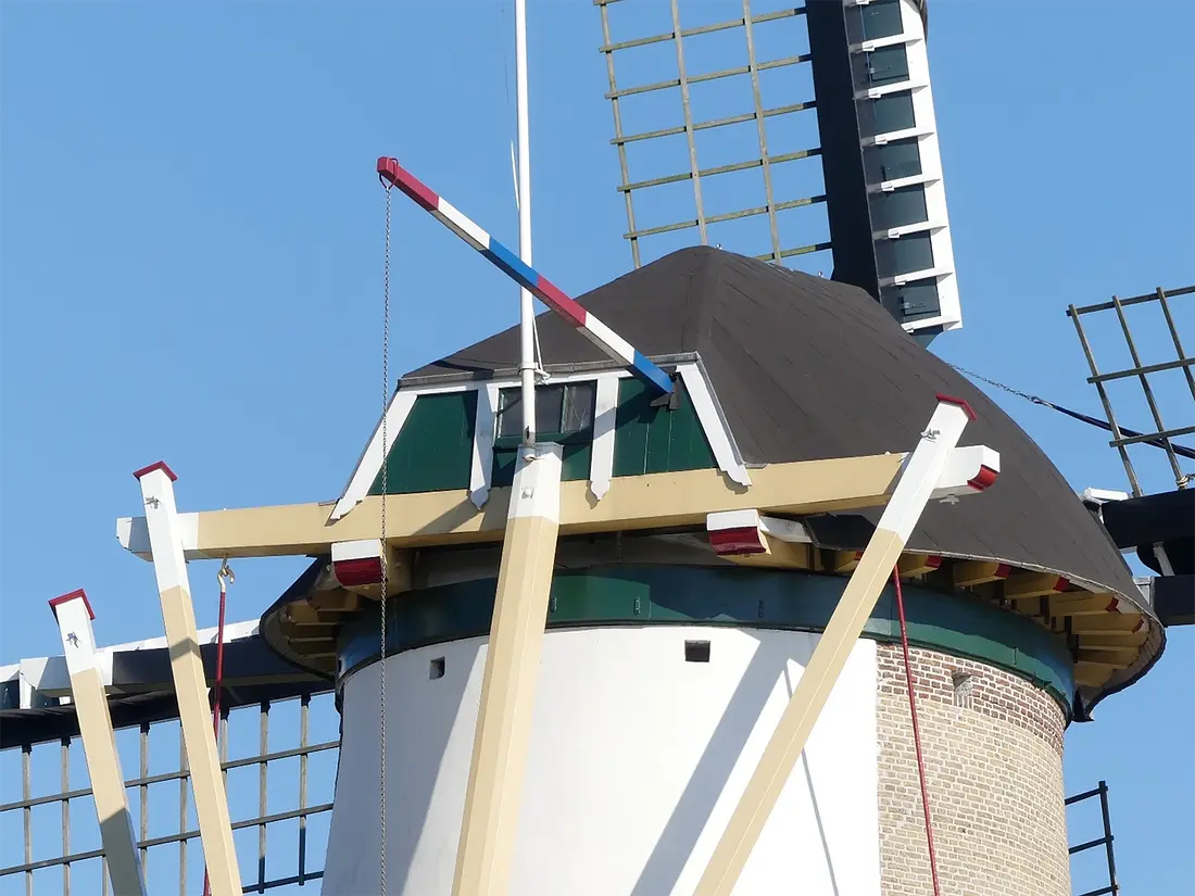 8, Molen 03611 De Zandweg (Rotterdam), Piet Glasbergen (7-3-2022) | Database Nederlandse molens