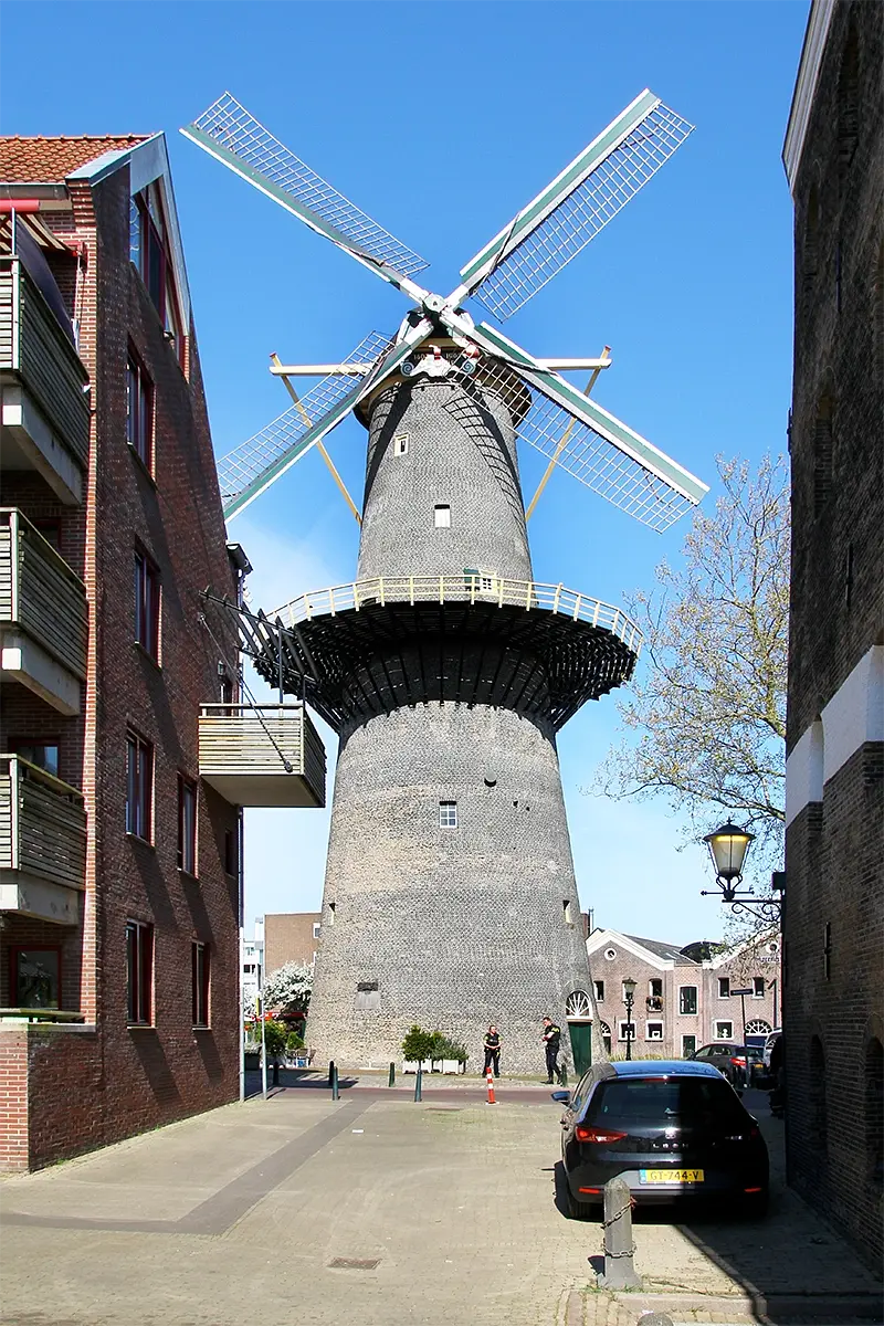 4, Molen 01174 De Noord (Schiedam), Ton Koorevaar (20-4-2022) | Database Nederlandse molens