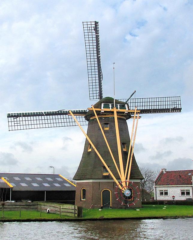 2, Molen 06490 De Korpershoek (Schipluiden), Piet Glasbergen (1-2-2016) | Database Nederlandse molens