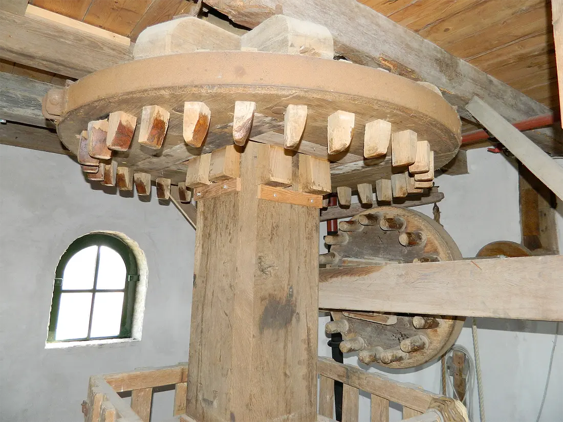 14, Molen 01913 Nooit Gedacht (Spijkenisse), Vincent Mepschen (21-7-2018)Kammenluiwerk. | Database Nederlandse molens