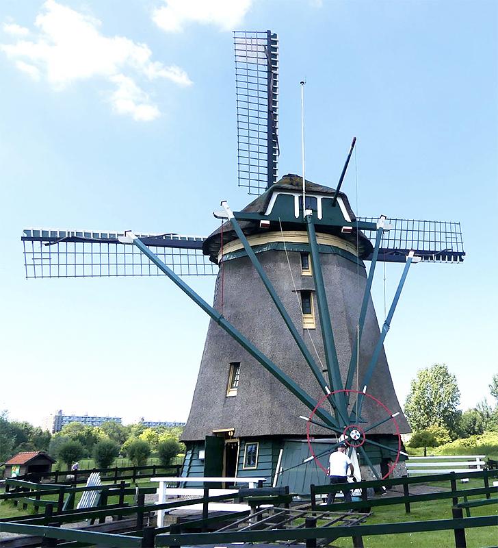 2, Molen 10691 De Vlieger (Voorburg), Piet Glasbergen (13-7-2020) | Database Nederlandse molens