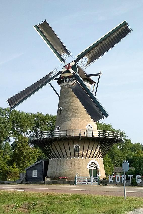 Molen 03539 De Korenbloem (Kortgene), Patrick Desmedt (7-7-2018) | Database Nederlandse molens