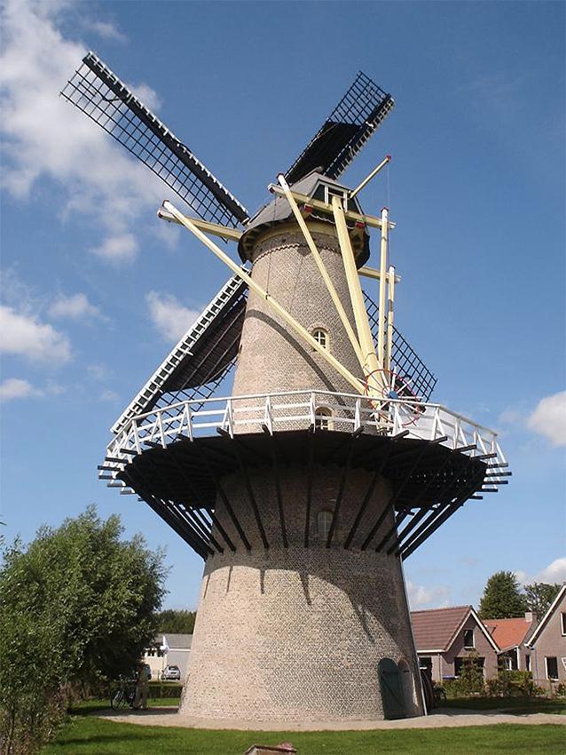 2, Molen 03564 De Vijf Gebroeders (Heinkenszand), Marcel Stroo (1-9-2007) | Database Nederlandse molens