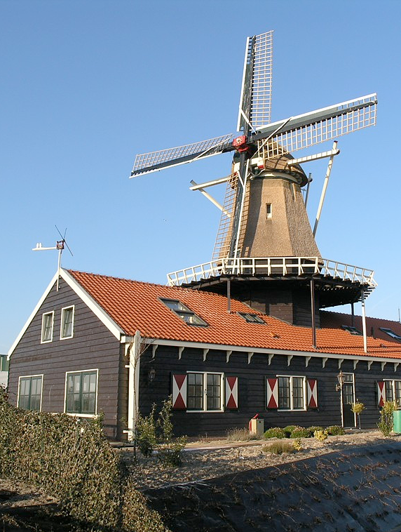 Molen 10042 Molen van Piet (Tuitjenhorn), Willem Jans (16-12-2007). | Database Nederlandse molens