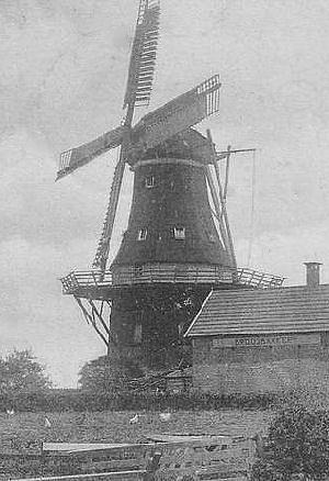 Molen 04420 a Bonner Molen (Bonnen), deel ansichtkaart coll DVM | Database Nederlandse molens