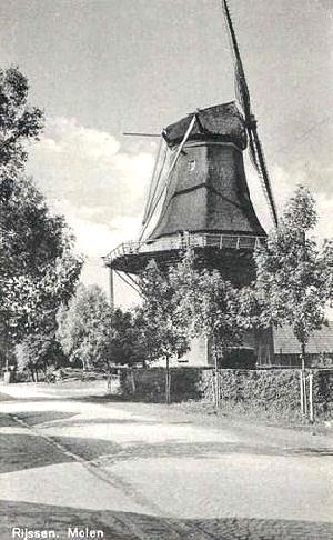 1, Molen 01022 Molen Slaghekke (Rijssen), Prentbriefkaart (coll. V. Mepschen) | Database Nederlandse molens